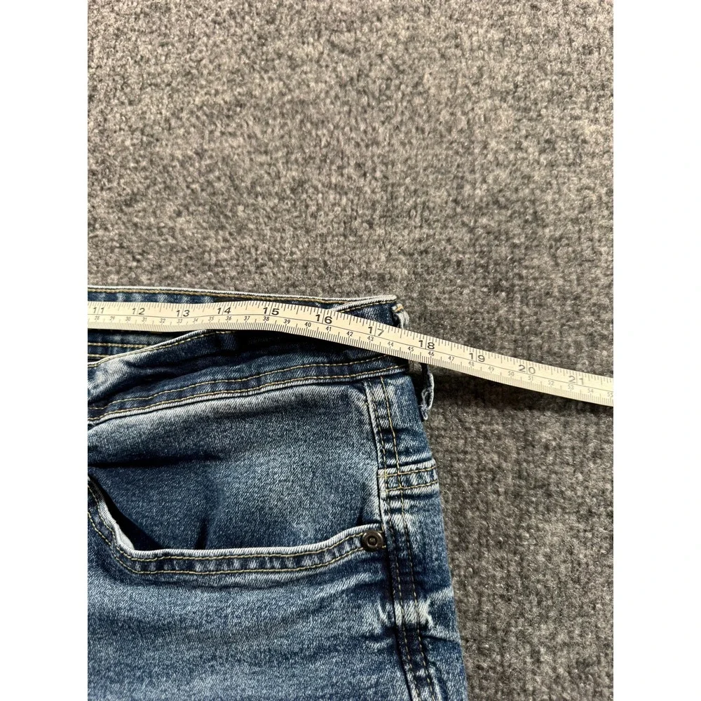 Buffalo David Bitton Jeans Evan X Slim Straight Stretch 36x29 Medium Wash